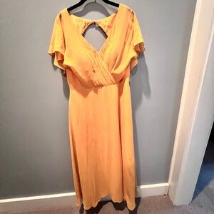 Yellow formal dress